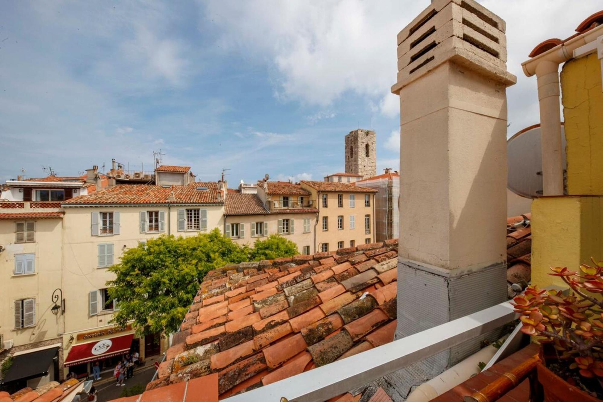 06M - Old Antibes Beautiful Duplex Terrace With Sea View Apartment Екстериор снимка