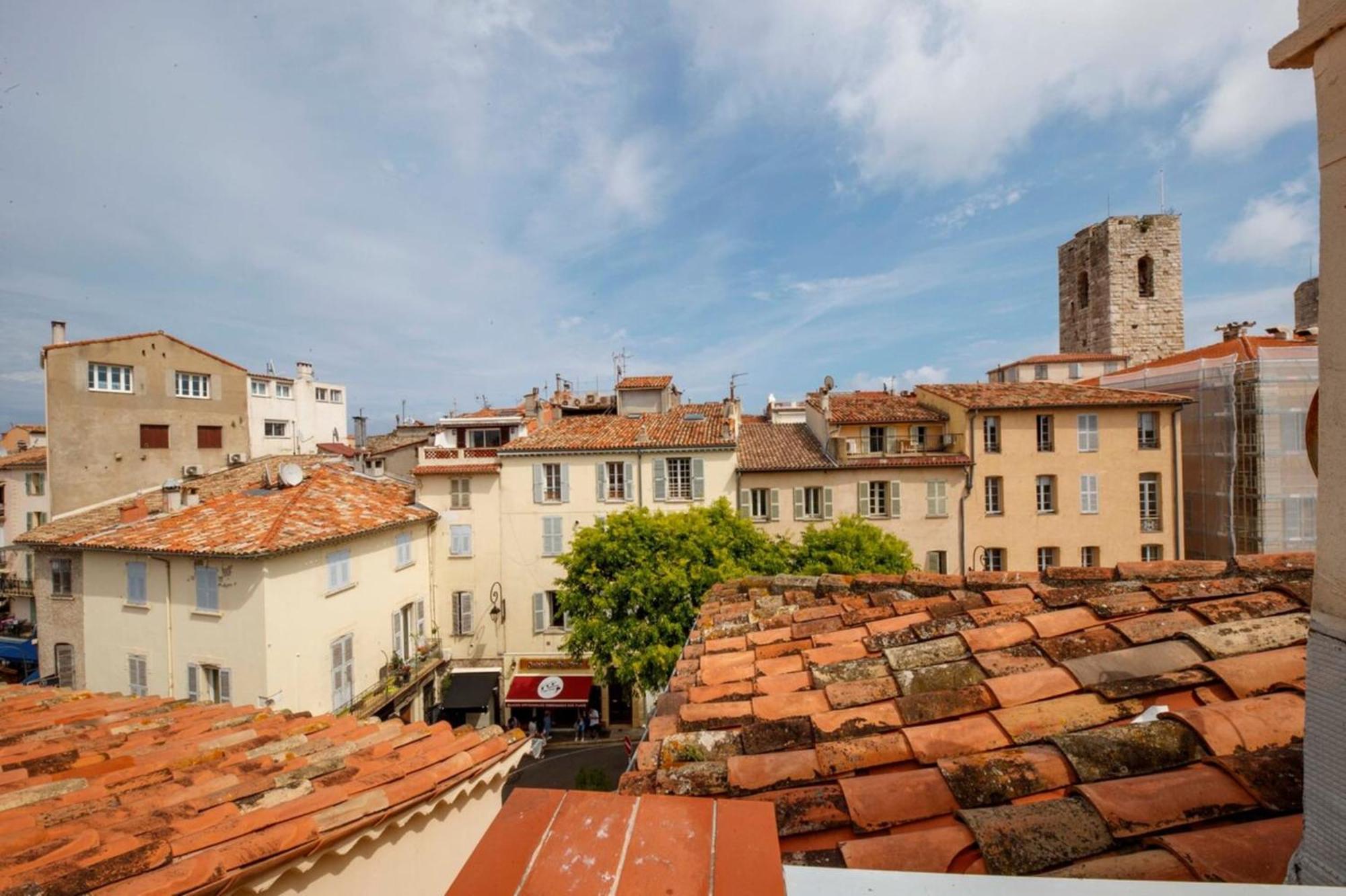 06M - Old Antibes Beautiful Duplex Terrace With Sea View Apartment Екстериор снимка