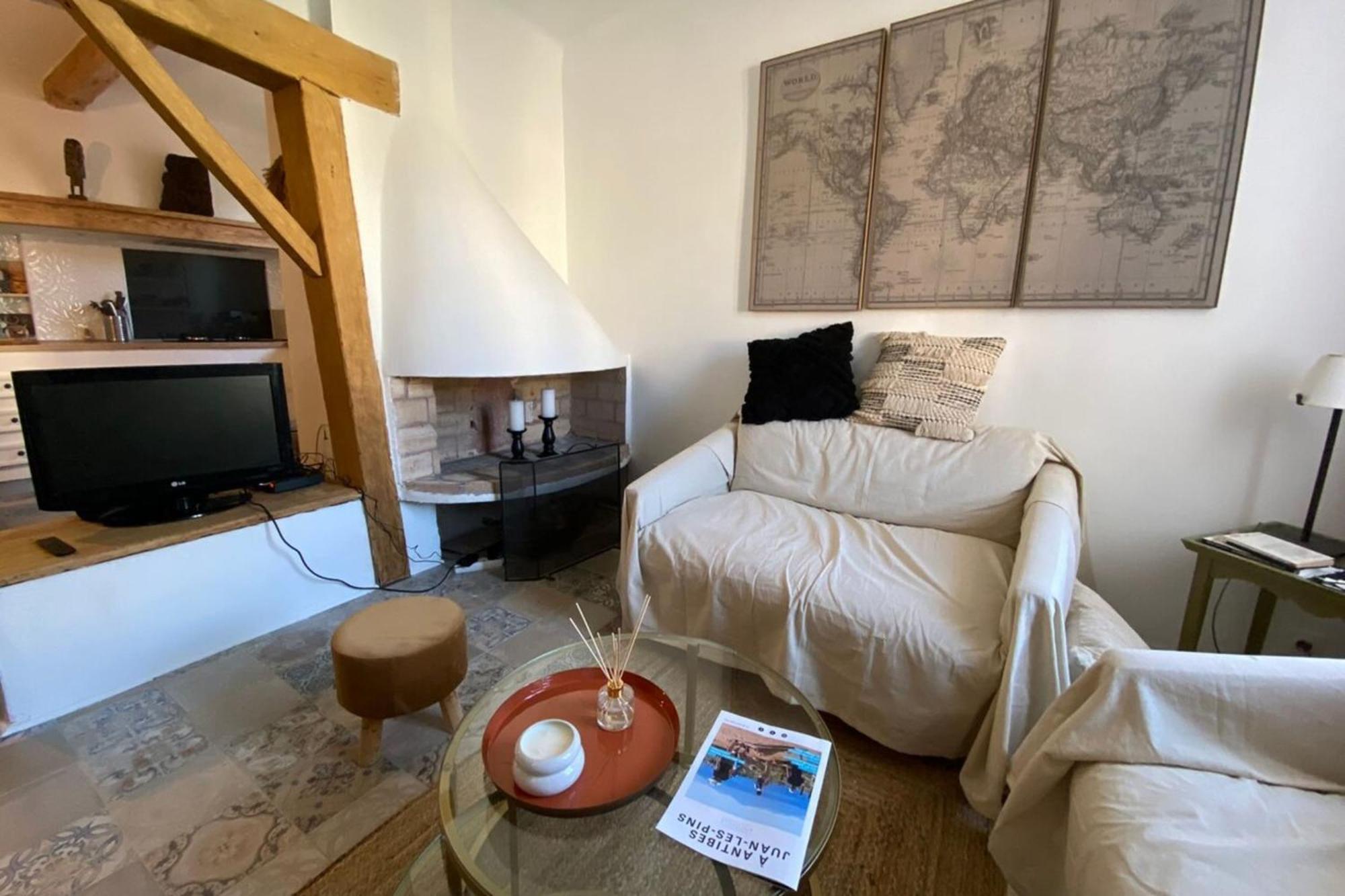 06M - Old Antibes Beautiful Duplex Terrace With Sea View Apartment Екстериор снимка