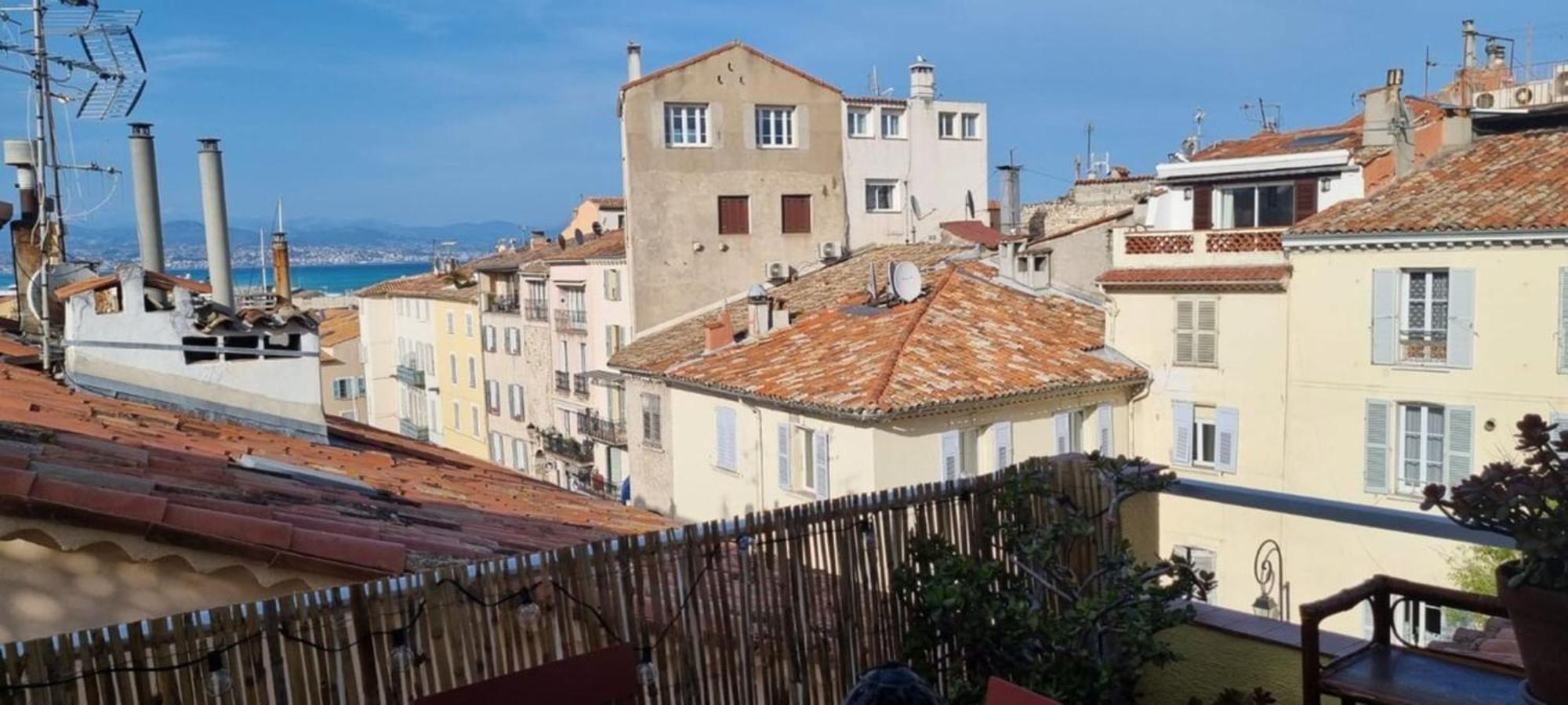 06M - Old Antibes Beautiful Duplex Terrace With Sea View Apartment Екстериор снимка